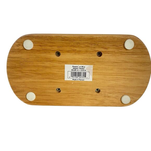 Lenox Summer Terrace Wooden Wood Napkin Holder Table Kitchen Dining - Picture 5 of 8